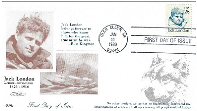 Jack London FDC